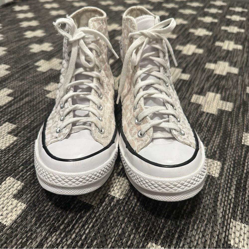 Converse Chuck Taylor 70 High After Midnight - White Women’s Size 10 - Picture 6 of 13